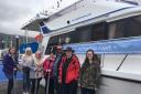 Seafood on the Clyde is creating a 'new buzz' ... the boat trip before it departs with the food bloggers and reviewers.
