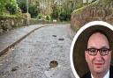 Councillor Ian Murdoch says more money needs to be spent on improving Skelmorlie's roads