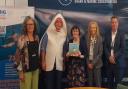 Patricia Gibson met with representatives from Shark Guardian