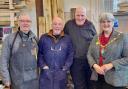Provost Anthea Dickson was impressed with Men's Shed endeavours