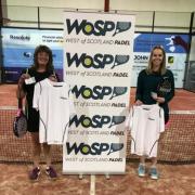 Fiona Houston and Lindsay McCall of West of Scotland Padel Club