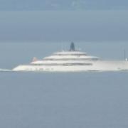 Superyacht PI spotted at Seamill