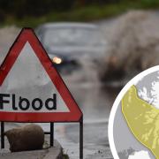 A weather warning has been issued across Ayrshire