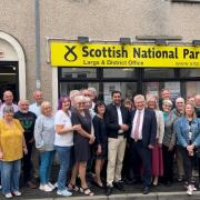 The First Minister met activists at the SNP's Largs branch