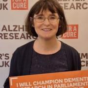 Patricia Gibson met with representatives from a dementia research charity