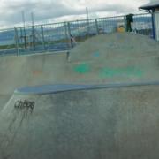 Largs Skate Park was one of the locations in the advert