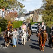 Hells Horseman Ride, through the village