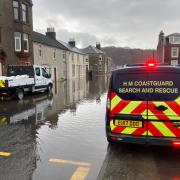 Cumbrae Coastguard attended flooding in Millport, along with other emergency services