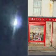 Meteor footage: Mapes of Millport