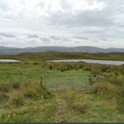 The site of the planned solar farm at Wee Minnemoer on Cumbrae