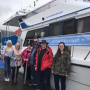 Seafood on the Clyde is creating a 'new buzz' ... the boat trip before it departs with the food bloggers and reviewers.