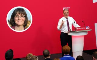 Patricia Gibson, inset, claims Labour has 