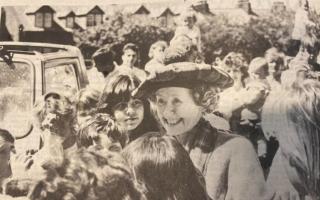 Super Gran visited West Kilbride Gala in 1985!