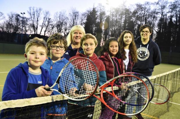 Tennis open day with Lesley Whitehead
