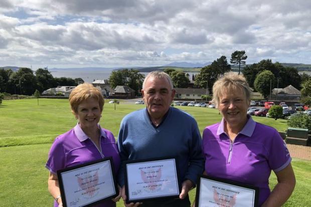 A triple hole-in-one at Largs Golf Club