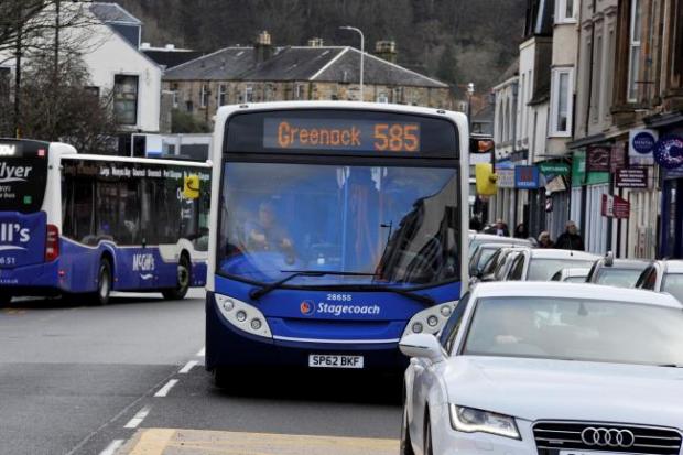 Ayrshire Stagecoach 585 bus delays affecting Largs, Fairlie and West Kilbride