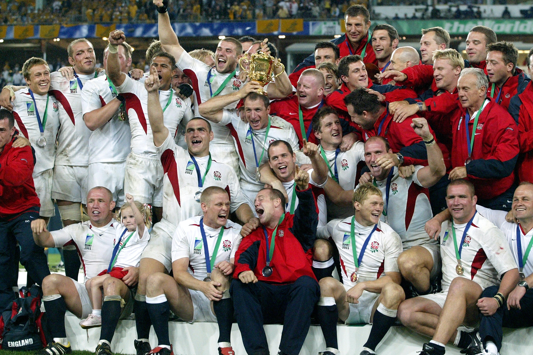 England Rugby Union World Cup winners 2003 souvenir print 