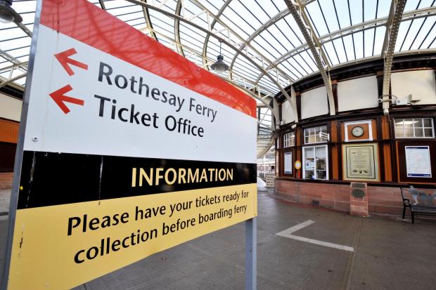Wemyss Bay ferry in danger of delays and cancellations tomorrow