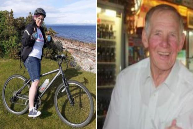 Largs woman cycles to raise more than £1,000 in memory of stepdad