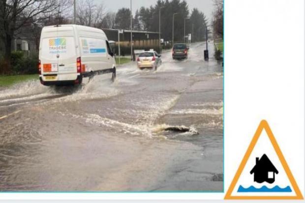Largs - Flood Alert issued for Ayrshire and Arran