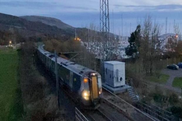 Largs trains cancelled due to heavy flooding on line