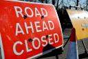 The road is now closed until Friday