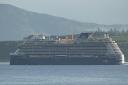 Huge cruise liner passing Largs boasts “Magic Carpet”