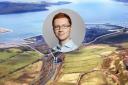 Ross Greer, inset, and Hunterston