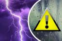 Thunder storm warning issued by MET office