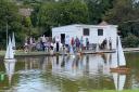 Model boat club open day during Viking Festival
