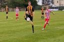 Stuart Faulds in action for Largs Thistle versus Hurlford