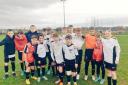 Academy pupils scored twice in a hard fought draw at Ardrossan