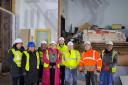Provost praises volunteers in visit to town hall project