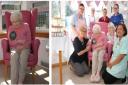 Ella Aird celebrates her 100th birthday with family and friends at Haylie House