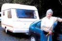 George Hyslop even used her caravan to escape 'dreaded hum'