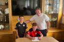 Owen Davidson and Junior Johansson will attend Ayr United's youth academy