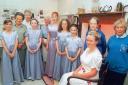 The Royal Party of Queen Ashleigh and her entourage  visited Largs Museum