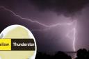 The Met Office has issued a weather alert for thunderstorms across Ayrshire