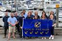 Staff at Kip Marina were delighted to receive five golden anchors last year