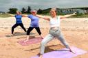Beach yoga returns