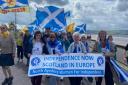 North Ayrshire Women for Independence were one of the groups present