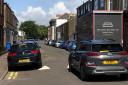 Traffic congestion at the junction of Brisbane Road, Nelson Street and Boyd Street in Largs