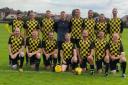 High-flying: Thistle over 35s in team photo