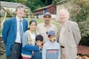 ARABIAN knights: Mr Colin Howie, on left, managing director of Surprising Scotland, was hoping to corner the Middle East market. Here, he is pictured with Kuwaiti family Mr Faisal Al Ammar (centre), daughter Fatima, sons Abdula  and Adbeaziz