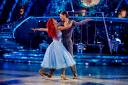 Bobby Brazier and Dianne Buswell during Saturday’s live show (Guy Levy/BBC/PA)