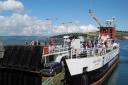 The MV Loch Riddon is unable to leave Largs