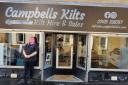 Lorraine has opened Campbells Kilts with her partner Craig