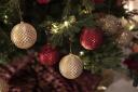 Christmas tree switch on in Skelmorlie