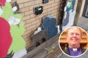 Reverend Graham McWilliams slammed vandals outside Cumbrae Parish  Church who wrecked display