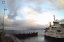 Cal Mac: Ferry at Largs Pier at 9.50am this morning